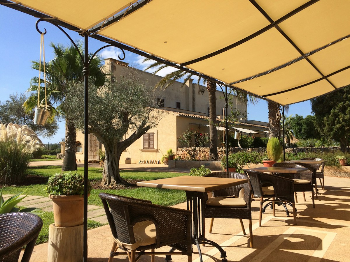 Store banne sur une terrasse